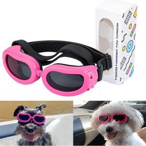 Dog Goggles for Small Breed / Adult Cat - Anti-UV/Anti-Fog Doggy Sunglasses